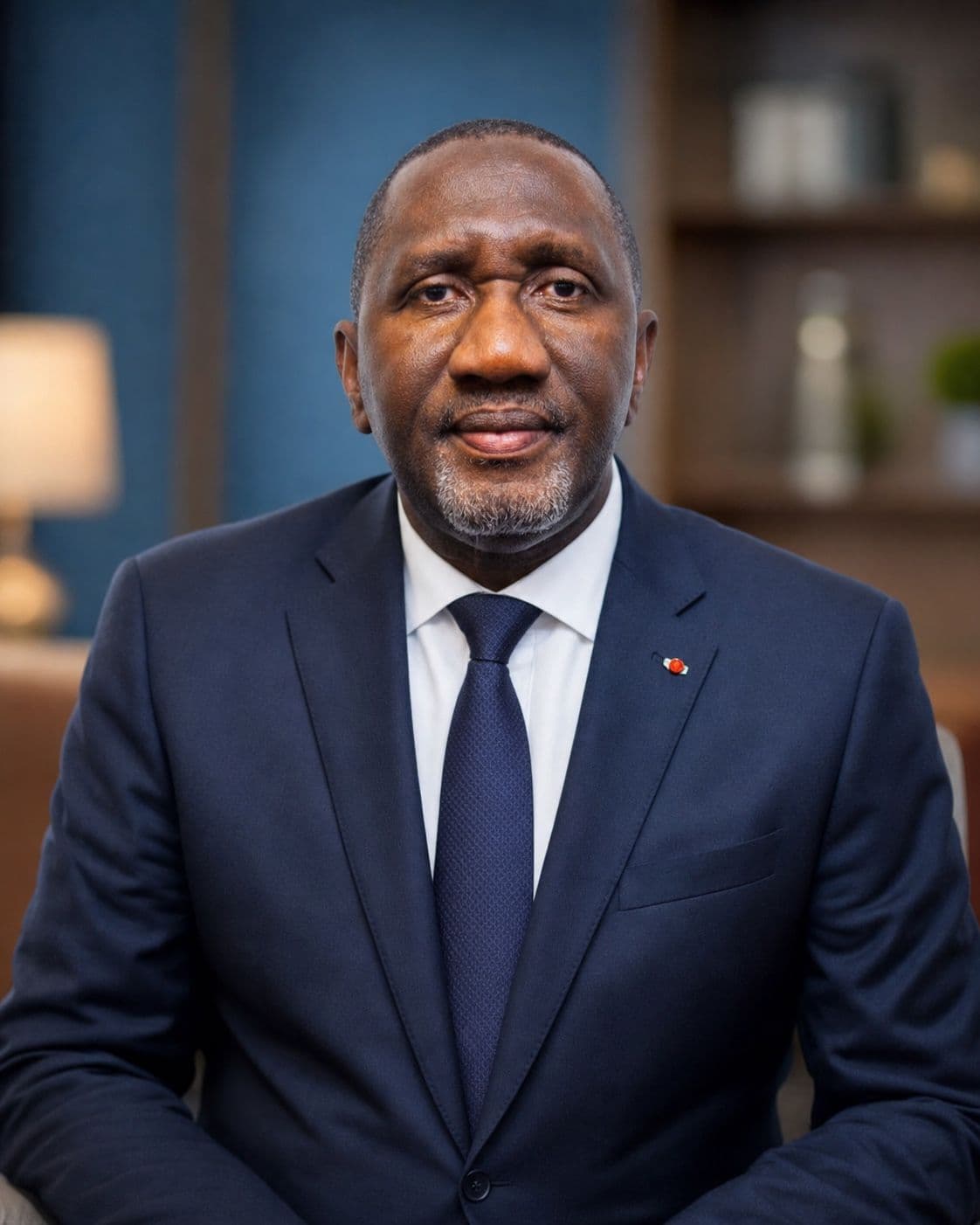 Portrait institutionnel illustratif de Dr Souleymane Diarrassouba
